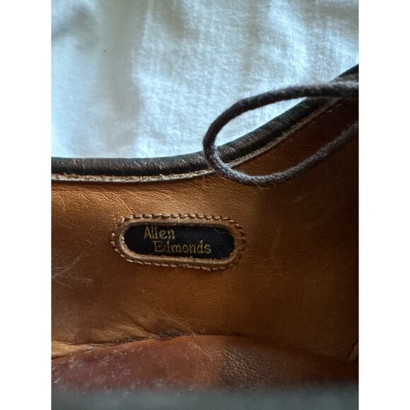 Allen Edmonds Brown Leather Lace-Up Mens Dress Shoes Size 8 3E Oxfords - Picture 6 of 11